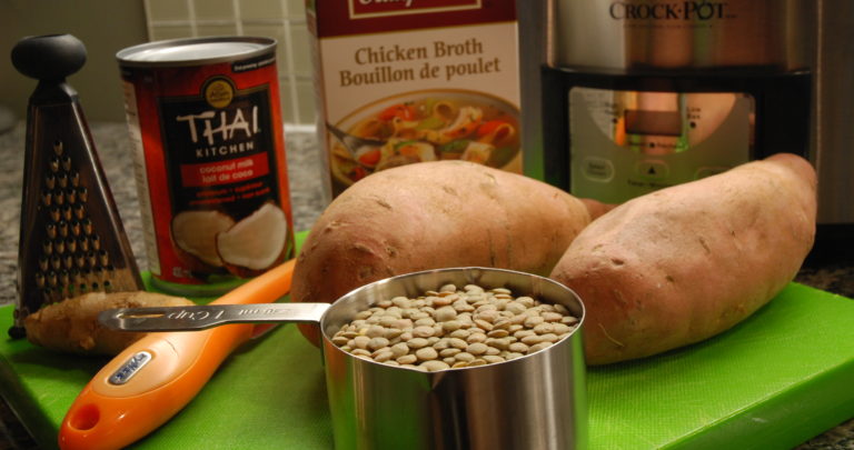 How to: Slow Cooker Lentil and Sweet Potato Stew