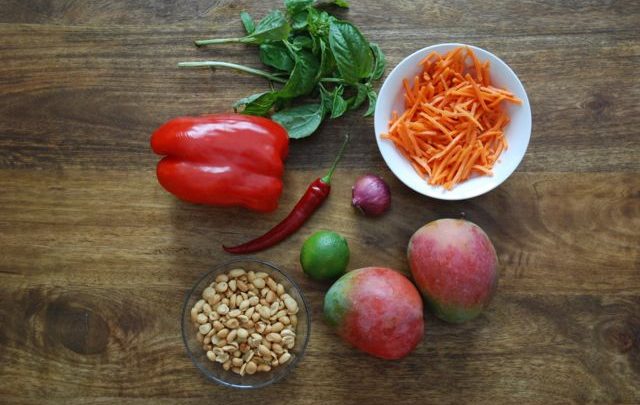 How to: Healthy Sides – Thai Mango Salad