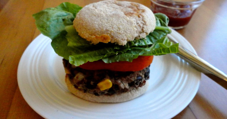 How To: Make Your Own Veggie Burgers – Southwestern Bean and Corn Burgers with Chipotle Ketchup