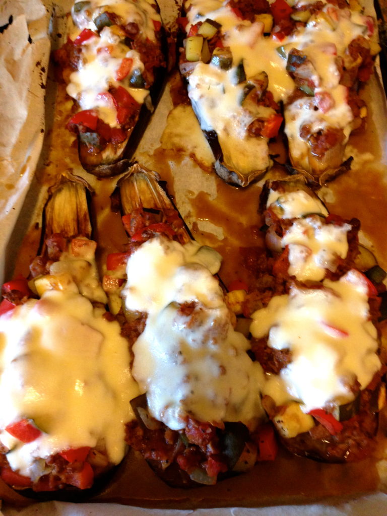 How To: Make Ahead Meal - Lasagna Stuffed Eggplant - How to Eat