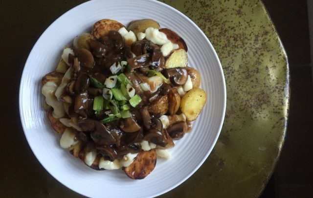 How to: Recipe Makeover – Grilled Potato Poutine with Mushroom Gravy