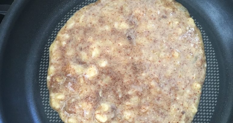 How To: Healthy Breakfast – Single Serve Flour Free Banana Pancake