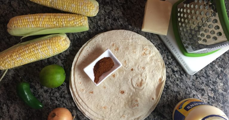 How to: Quickie Meal – Mexican Street Corn Quesadillas