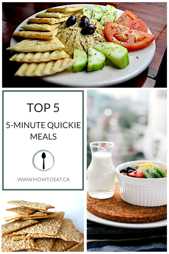 5-minute quickie meals