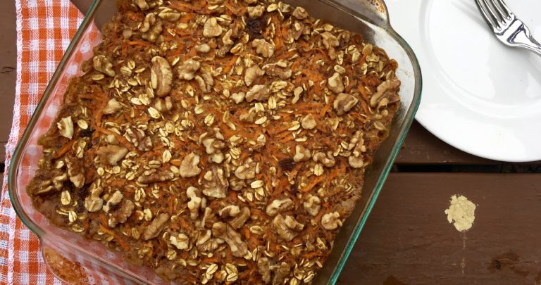 How To: Healthy Breakfast – Carrot Cake Baked Oatmeal