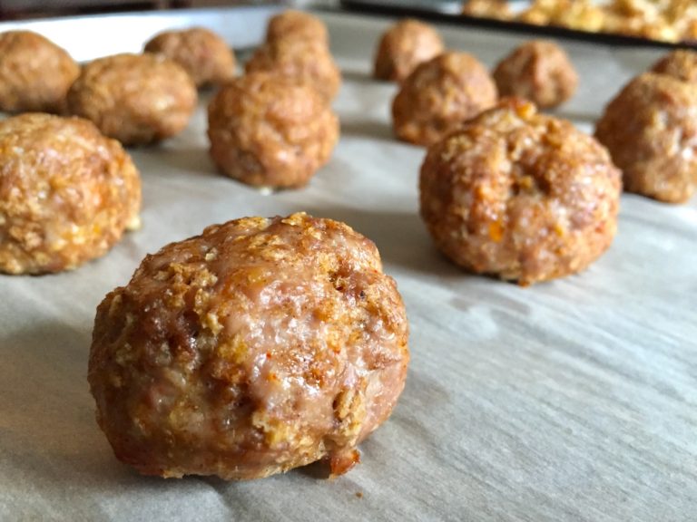 Middle Eastern Turkey Meatball Sheet Pan Dinner How to Eat